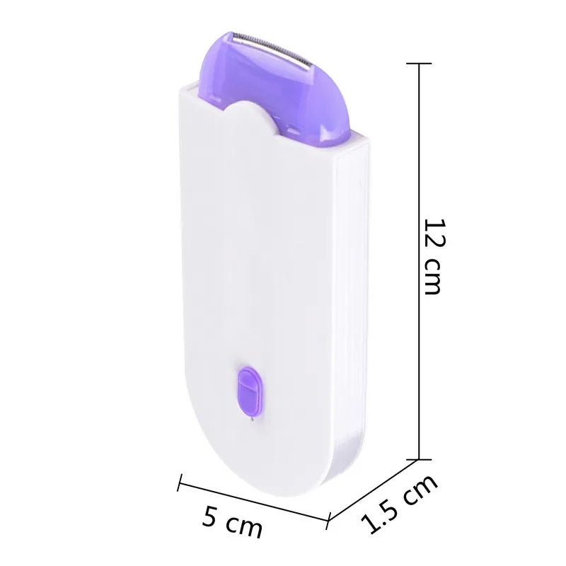 Epilatore Elettrico per Rimozione dei Peli Professionale, Sicuro e Indolore - Trimmer per Depilazione, Portatile, Ricaricabile per il Corpo Intero