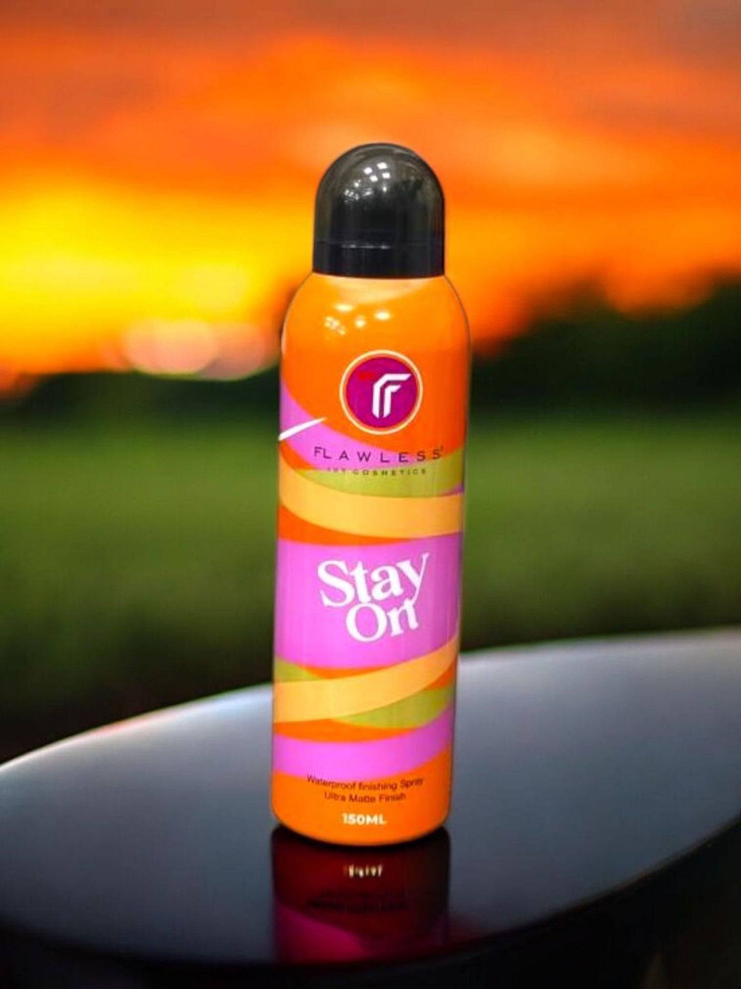 STAY ON Spray Fissante per Trucco - Waterproof, Tenuta Non Trasferibile 100% di 16-24 Ore 150ml