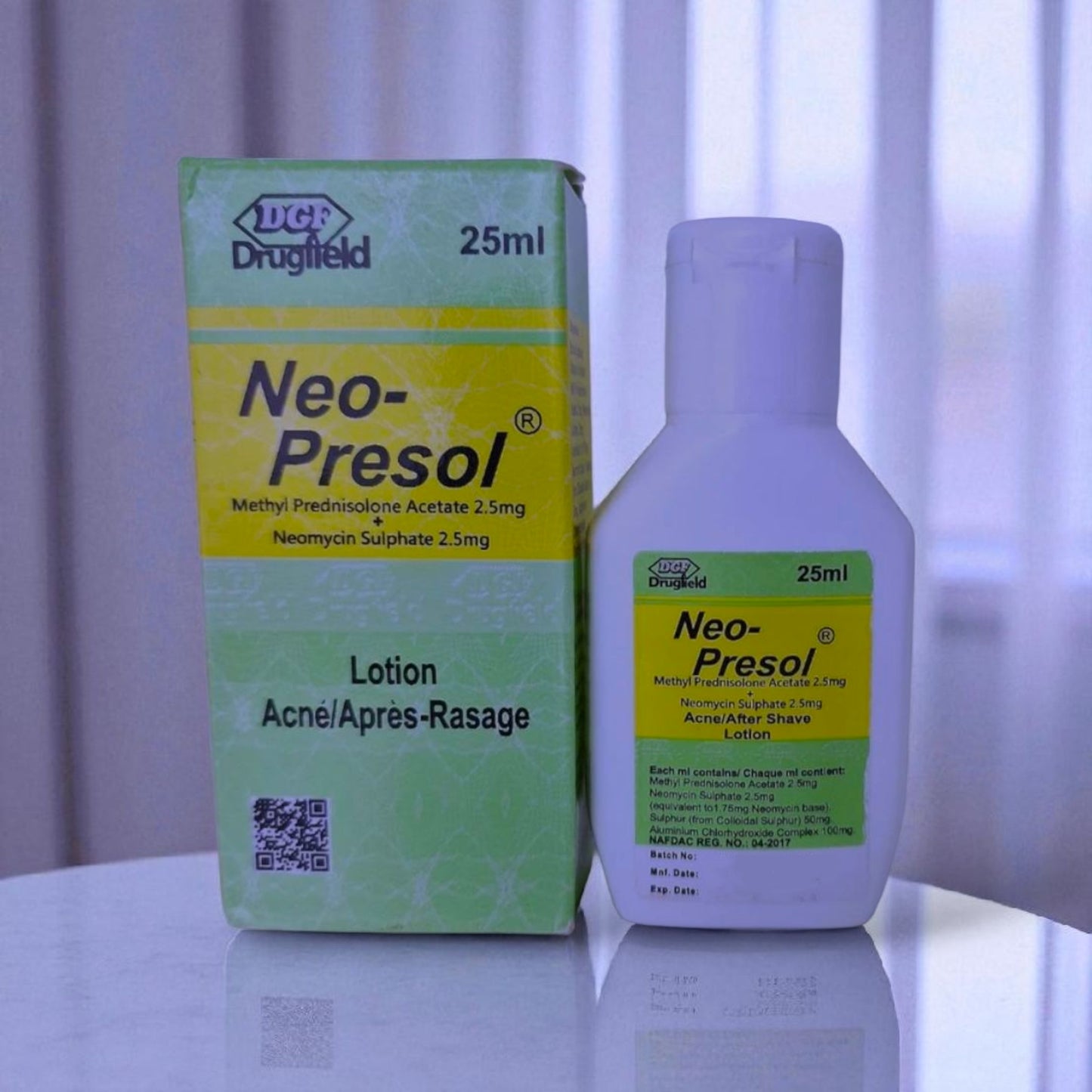 NEO PRESOL Lozione Post-rasatura Intima da 25ml - Sollievo Rapido per Peli Incarniti, Acne, Prurito, Rossore e Irritazioni da Rasoio