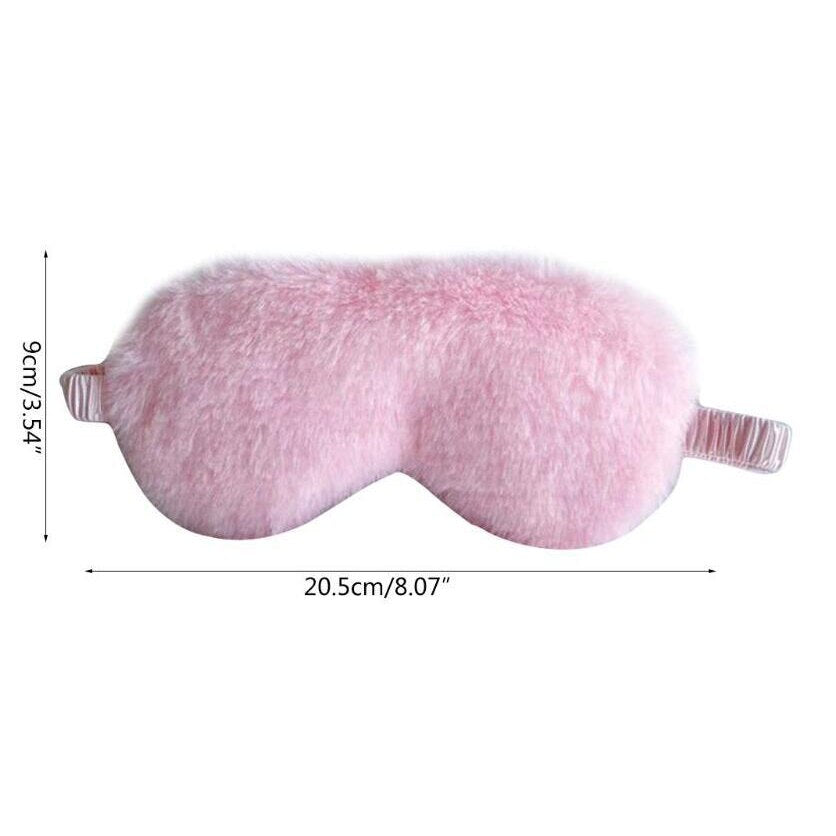 Soft Fabric Sleep Mask with Cute Love Cloud Design - Soft Fabric Eye Cover for Restful Sleep