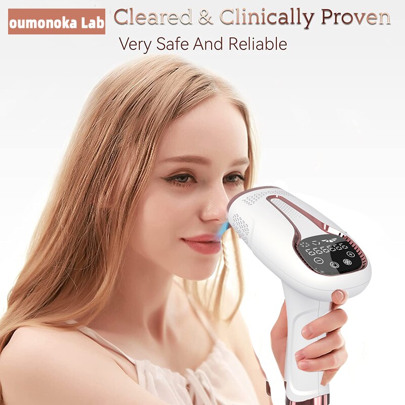 IPL Laser Epilator with 999999 Flashes for Women: Painless and Effective Home Hair Removal Device