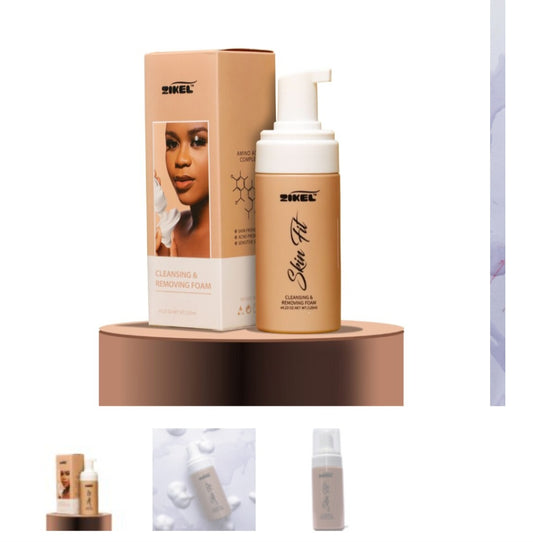 Schiuma Detergente Zikel Skin Fit - Rimuove Trucco e Impurità per una Pelle Fresca e Rivitalizzata