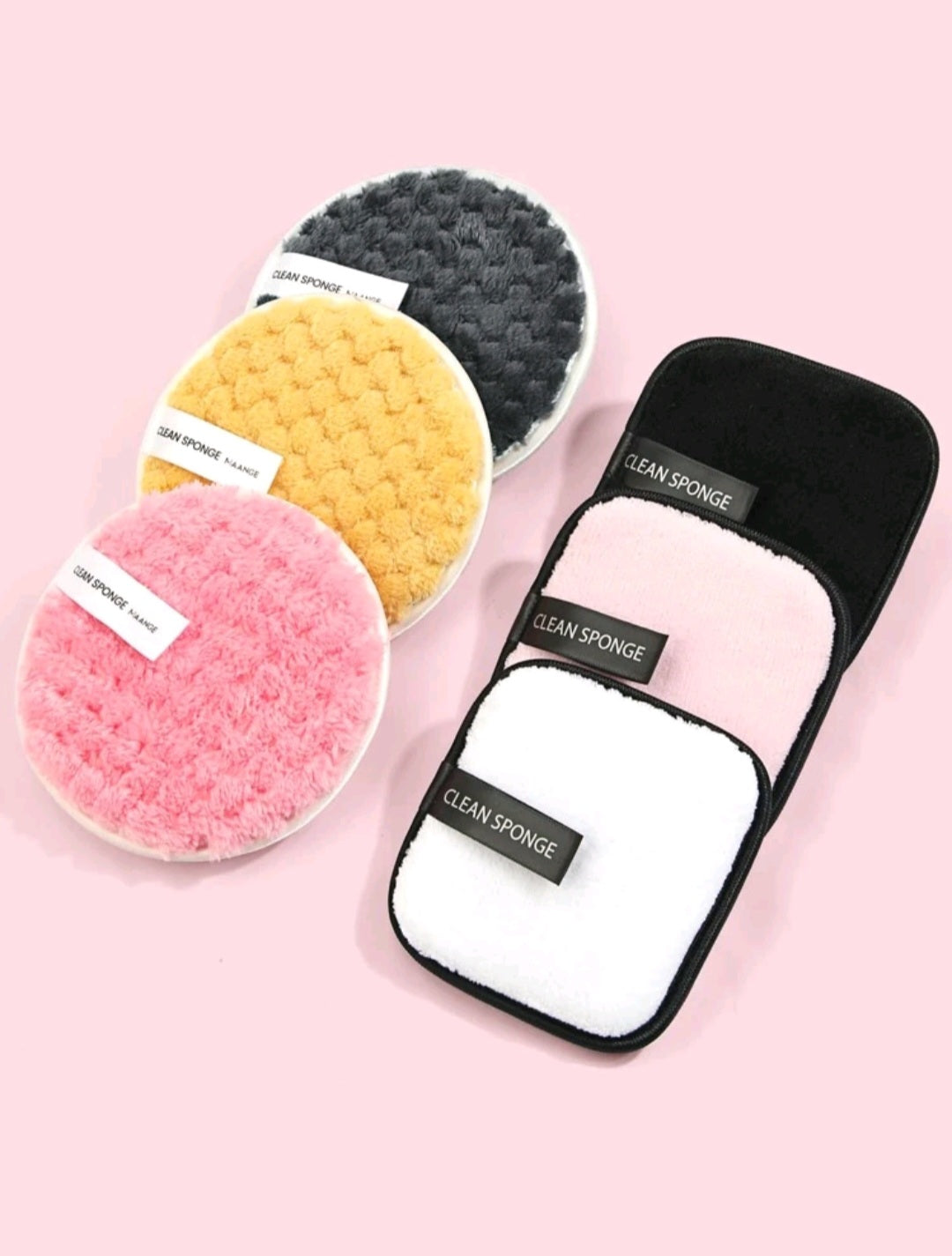 3pz Dischetti Struccanti Riutilizzabili in Morbida Microfibra - Asciugamano Ipoallergenico di Alta Qualità Lavabile per la Pulizia del Viso