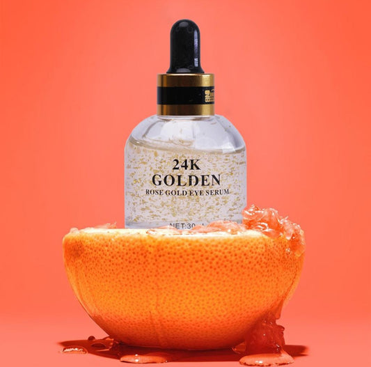 Siero Contorno Occhi Zikel Skin Care 24K Golden - Idratante Ipoallergenico per Tutti i Tipi di Pelle"