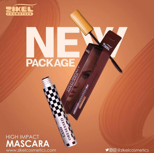 Zikel High Impact Volume Mascara - Mascara ad Alta Definizione per un Effetto Volumizzante