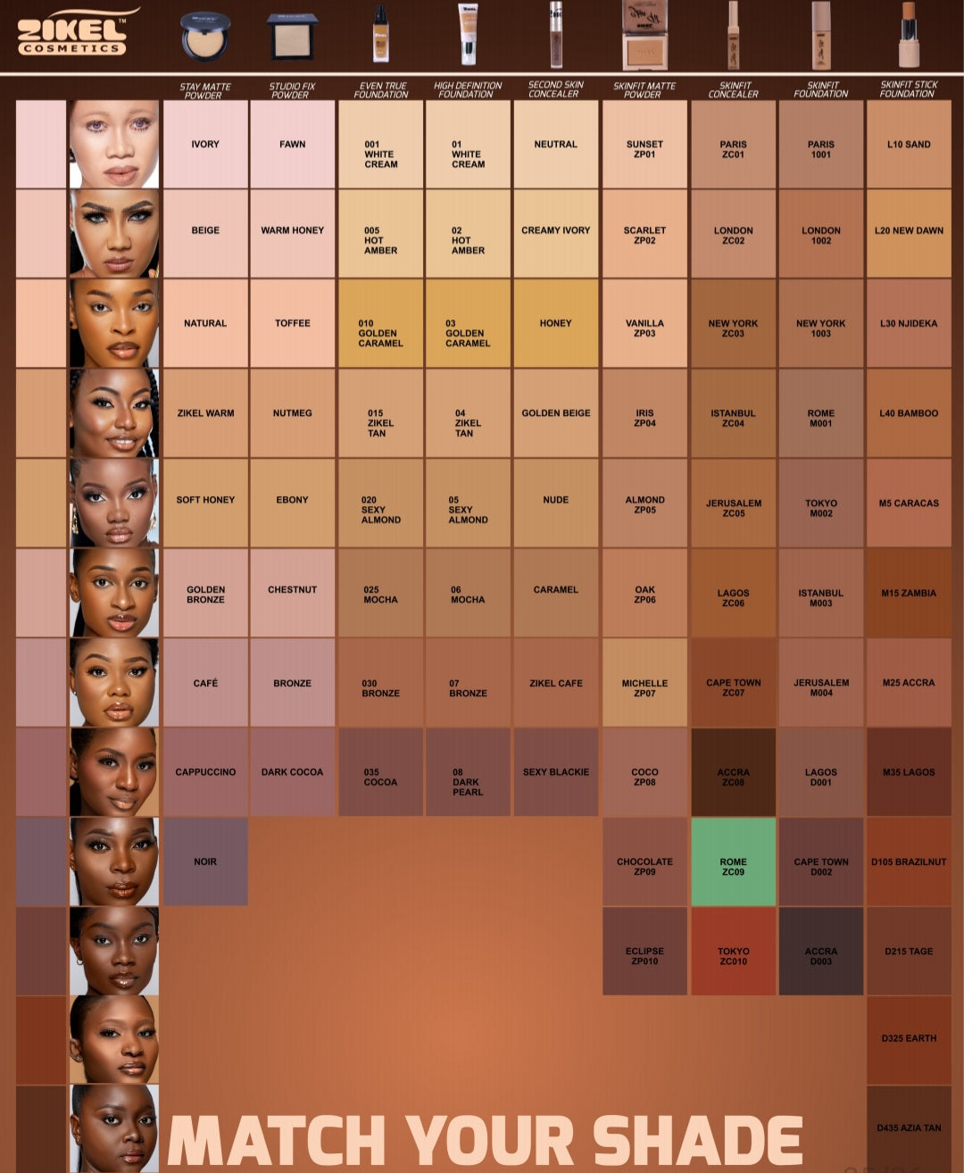 Zikel Correttore HD impermeabile leggero 8ml