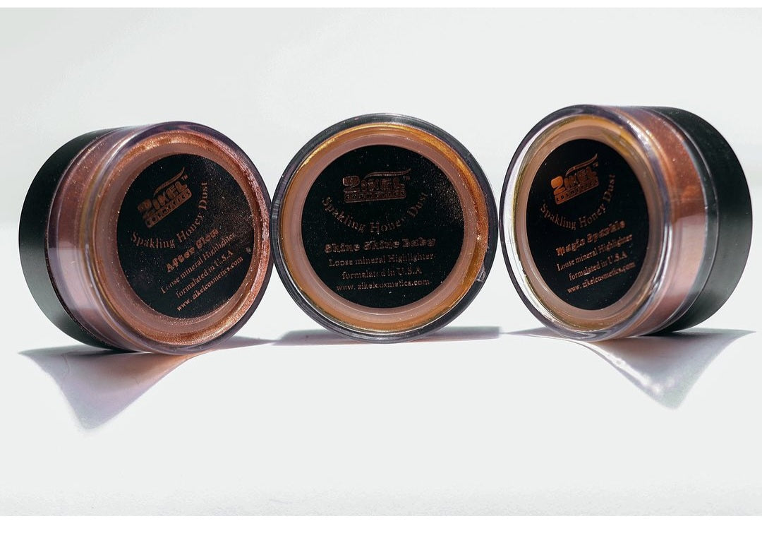 Zikel Loose Honey Sparkling Mineral Glow Dust - Illuminante Highlighter dal Tono Bronzato