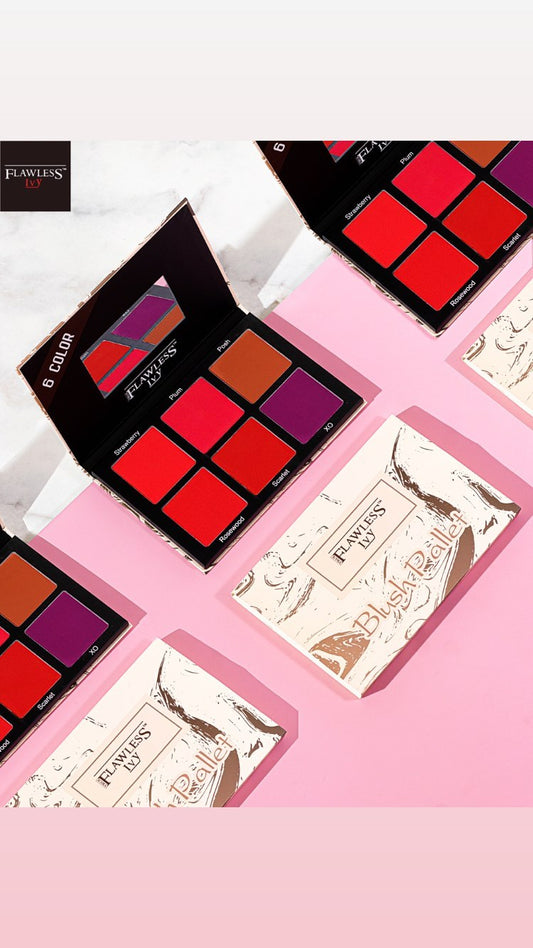 Palette Fard Flawless Ivy - 6 Colori Altamente Pigmentati per un Look Impeccabile