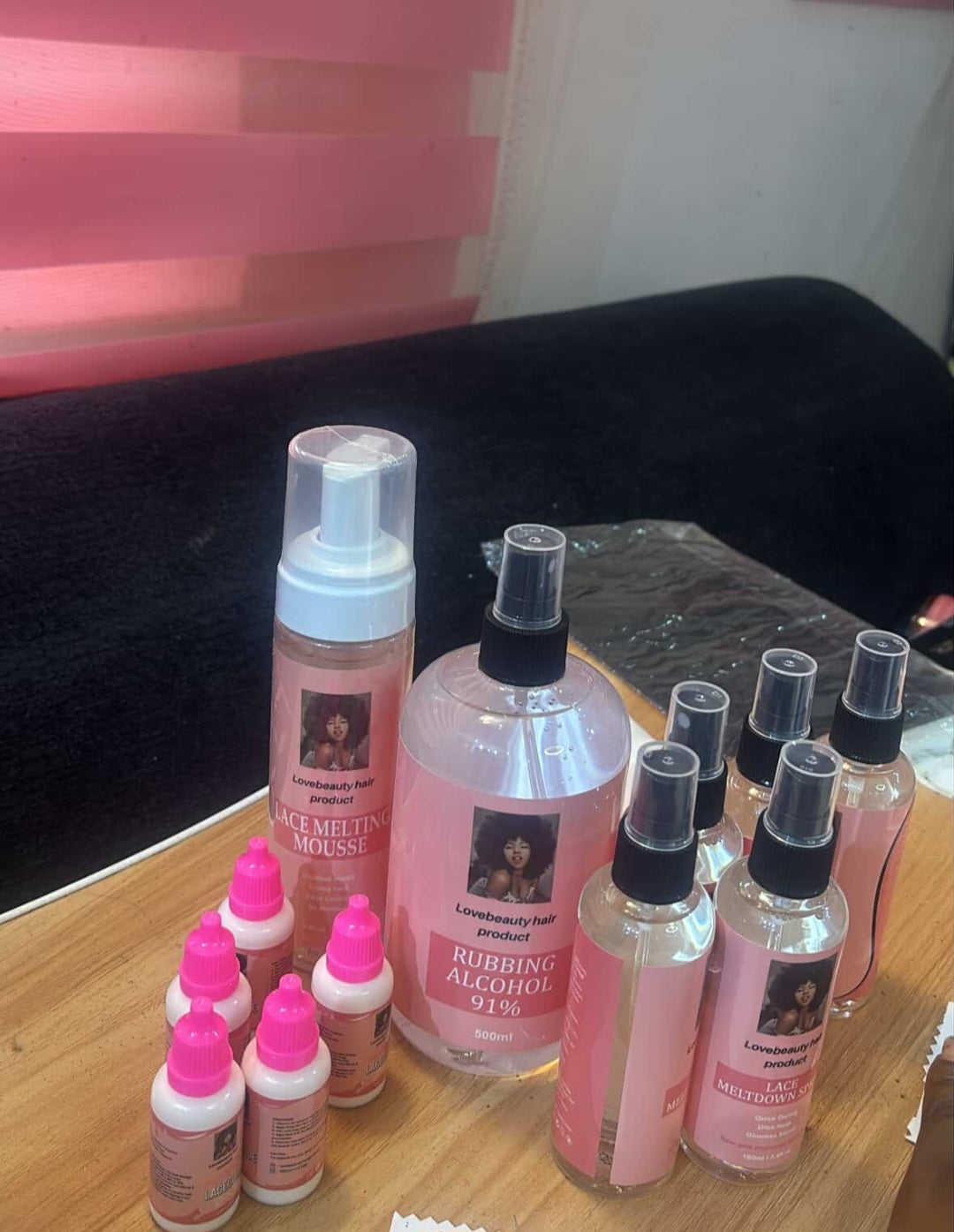 Love Beauty Wig Lace Meltdown Spray – Spray Adesivo per Pizzi ad Alta Tenuta | Colla Invisibile, Asciugatura Rapida e Resistente al Sudore per Installazioni di Parrucche Perfette