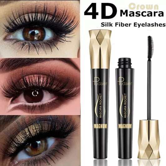 Pudaier Crown 4D Silk Fiber Waterproof Lash Mascara - SANDY'S MAKEUP AND ARTISTRY