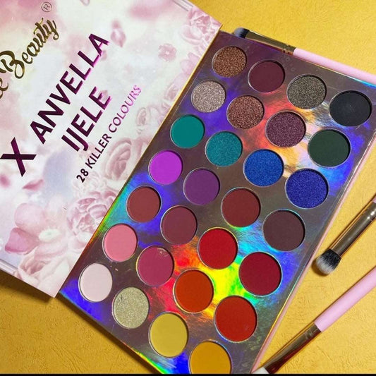 LADYVEE IJELE EYESHADOW PALLETE ~Pallete di Ombretti 28 Colori - SANDY'S MAKEUP AND ARTISTRY