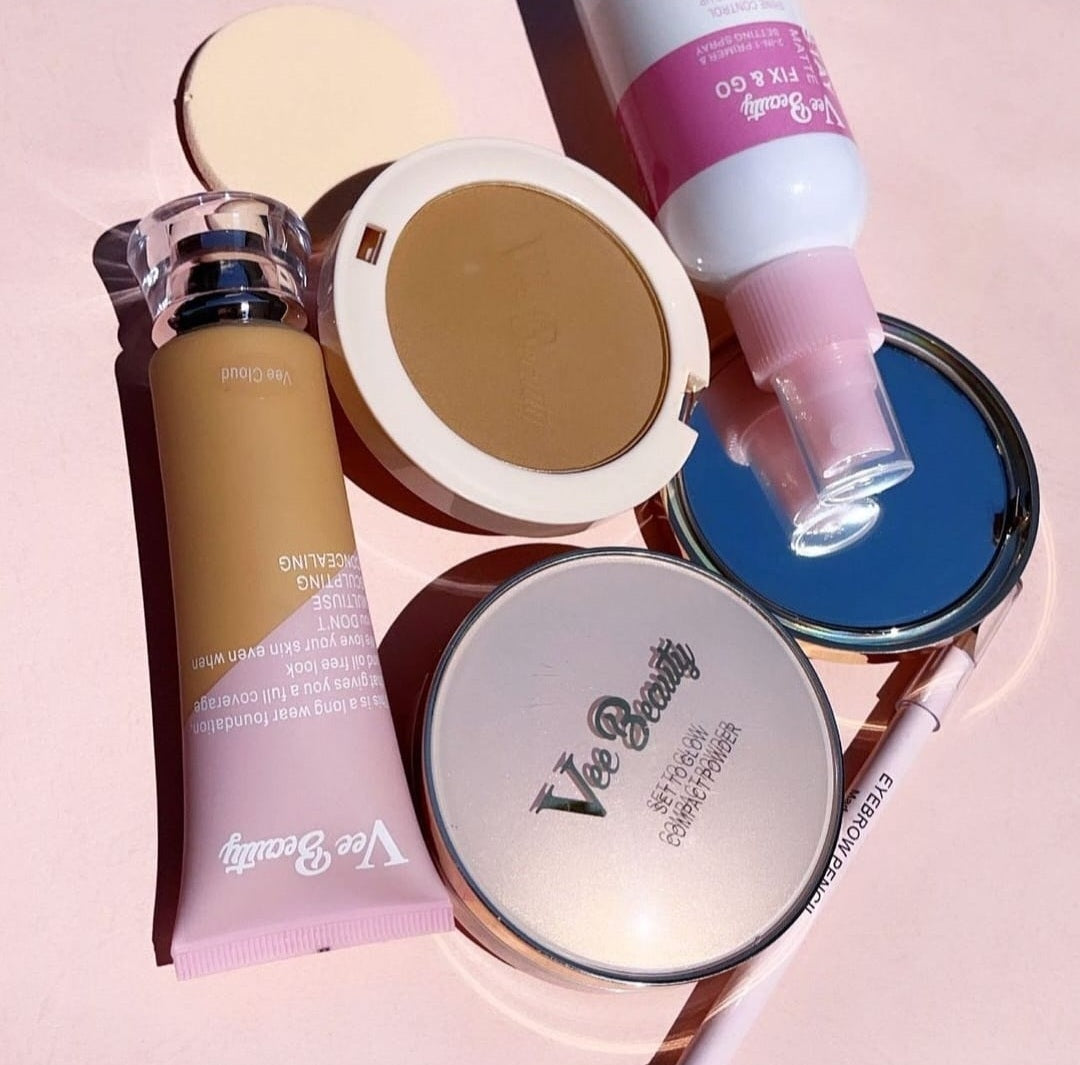 LADYVEE SET TO GLOW COMPACT POWDER~Cipria▪︎Polvere compatta - SANDY'S MAKEUP AND ARTISTRY