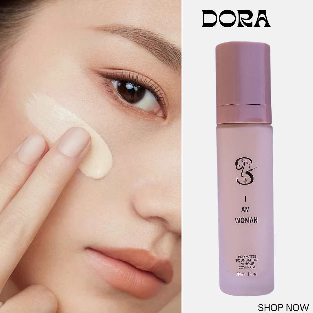 I AM WOMAN- Ultra HD Hydrating 24H Coverage Pro Matte Vegan Foundation for all Skin Types ~I AM WOMAN- Fondotinta vegano ultra HD idratante 24H copertura pro matte per tutti i tipi di pelle - SANDY'S MAKEUP AND ARTISTRY