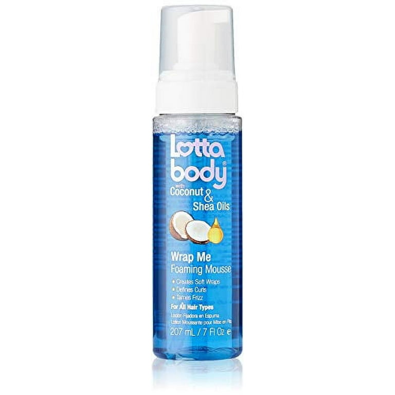 Lottabody Wrap Me Foaming Mousse con Oli di Cocco e Karité – Per Tutti i Tipi di Capelli (207ml)