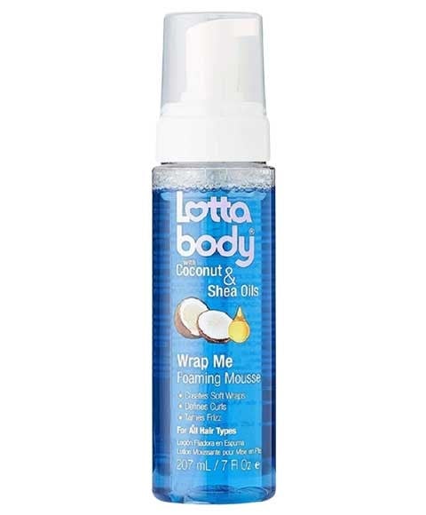 Lottabody Wrap Me Foaming Mousse con Oli di Cocco e Karité – Per Tutti i Tipi di Capelli (207ml)