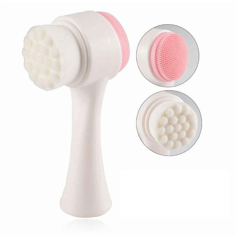 SPAZZOLA ULTRASONICA PER PULIZIA VISO FACCIA ESFOLIANTE MASSAGGIATORE - Foto 4