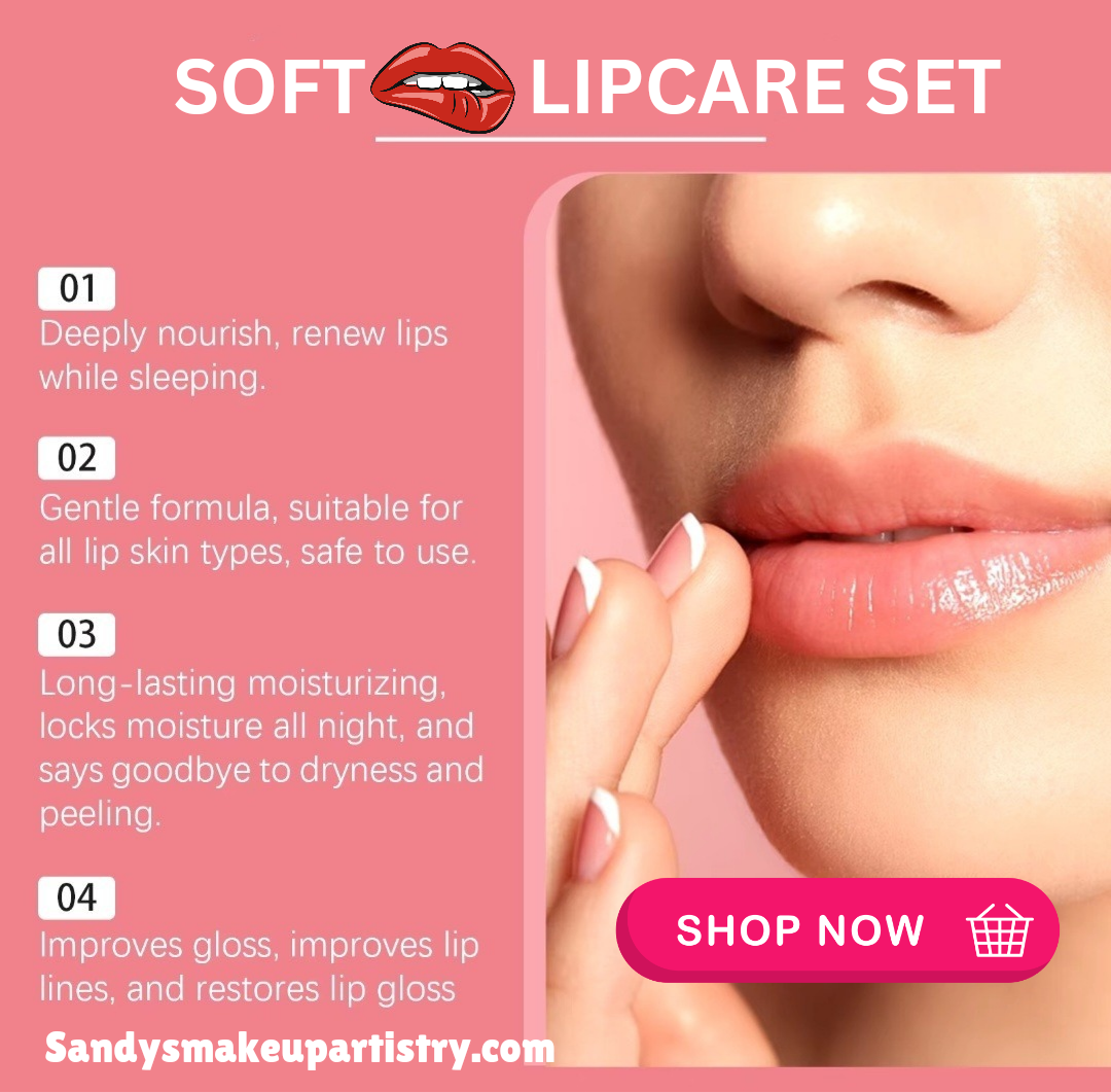 SOFT Vegan Lipcare Set – Fruity lip care with strawberry, kiwi, grape, orange and blueberry