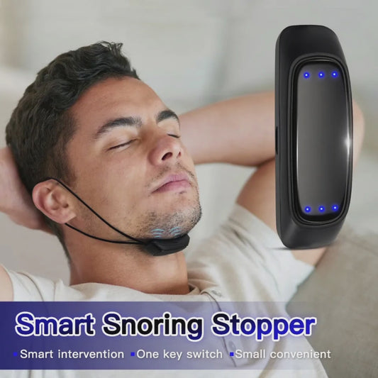 Smart Pulse Anti-Snoring Device: Effective Solution Against Snoring, Comfort for Peaceful Sleep, Device to Stop Snoring and Sleep Apnea 