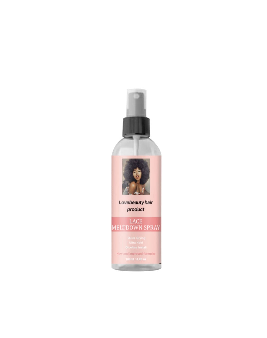 Love Beauty Wig Lace Meltdown Spray – Spray Adesivo per Pizzi ad Alta Tenuta | Colla Invisibile, Asciugatura Rapida e Resistente al Sudore per Installazioni di Parrucche Perfette