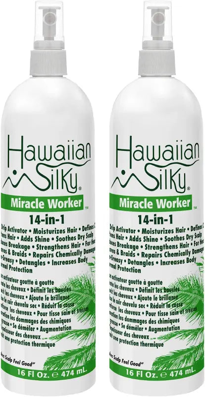 Hawaiian Silky Miracle Worker 14-in-1 Balsamo Senza Risciacquo e Trattamento Capelli (474ml)