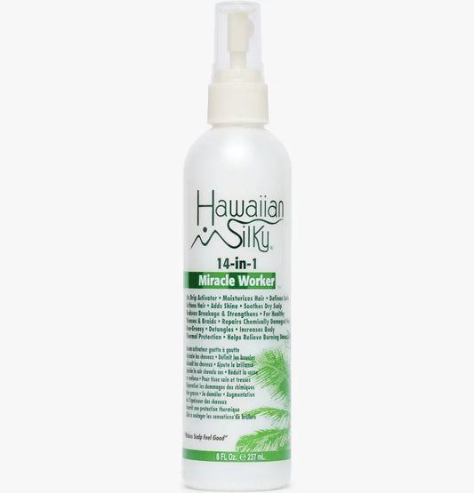 Hawaiian Silky Miracle Worker 14-in-1 Balsamo Senza Risciacquo e Trattamento Capelli (474ml)
