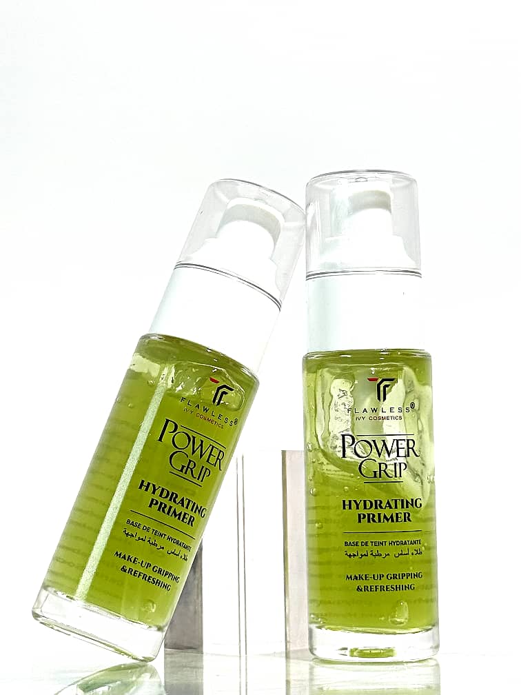 Flawless Ivy Cosmetics Power Grip Primer Idratante – Base Trucco Fissante a Lunga Durata ed Effetto Rinfrescante
