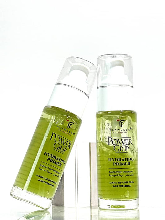 Flawless Ivy Cosmetics Power Grip Primer Idratante – Base Trucco Fissante a Lunga Durata ed Effetto Rinfrescante