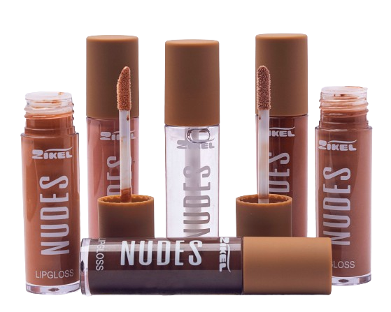 Zikel Send Me Nudes Gloss Volumizzante – Set di 6 Tonalità Nude Intense per Labbra Piene e Seducenti (Venduto Singolarmente o in Set)