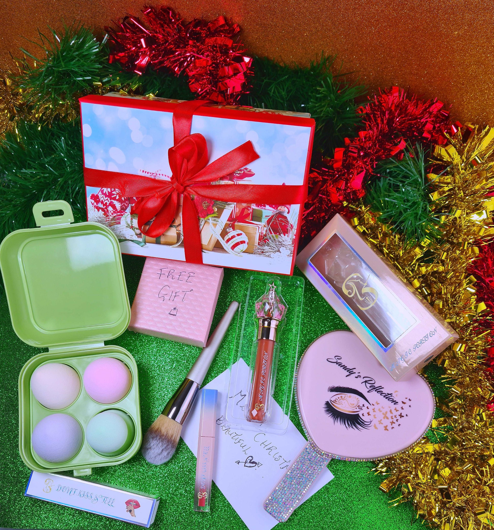 Christmas Gift Box Bronze ~ Regalo di Natale Bronzo - SANDY'S MAKEUP AND ARTISTRY 
