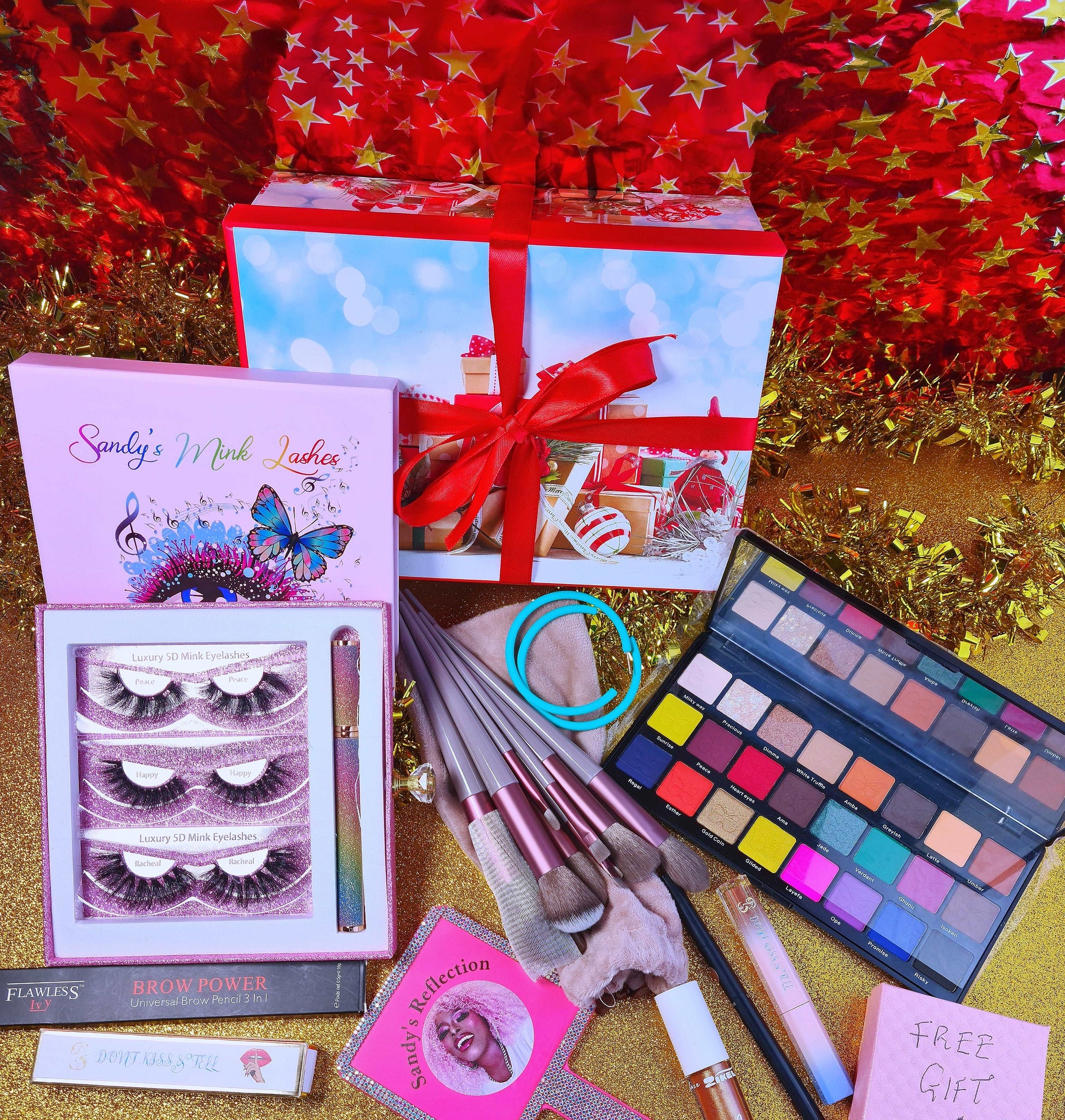 Christmas Golden Gift Box - Regalo di Natale Dorato - SANDY'S MAKEUP AND ARTISTRY 