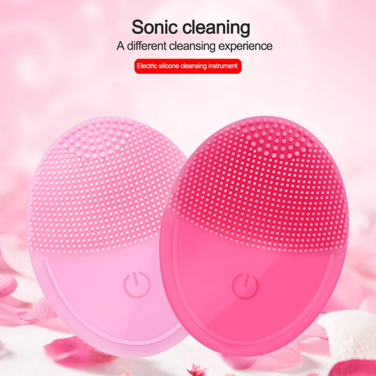 Electric Vibration Facial Cleansing Brush: Remove Blackheads and Cleanse Pores with Waterproof Silicone Facial Massager