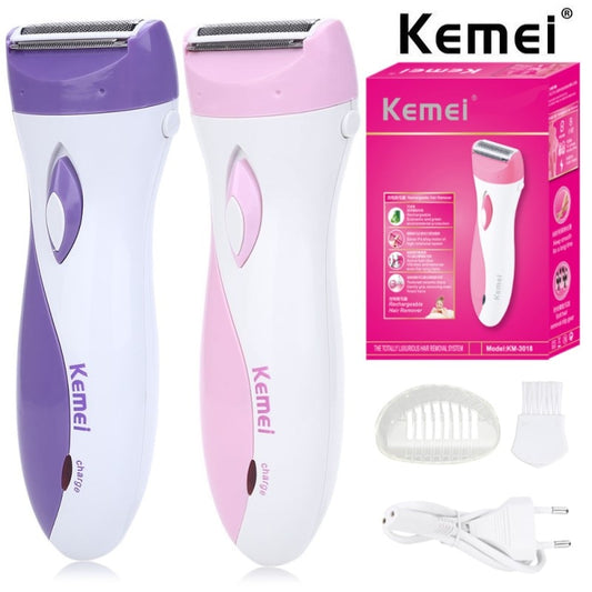 Rechargeable Electric Epilator for Women: Painless Hair Removal with EU Cordless Shaving for Full Body Use