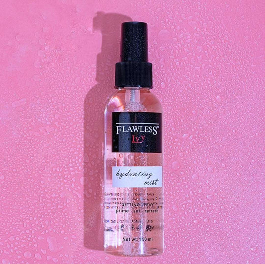 FLAWLESS IVY HYDRATING SETTING SPRAY FOR ALL SKIN TYPES~ Spray fissante idratante per tutti i tipi di pelle 150ml - SANDY'S MAKEUP AND ARTISTRY