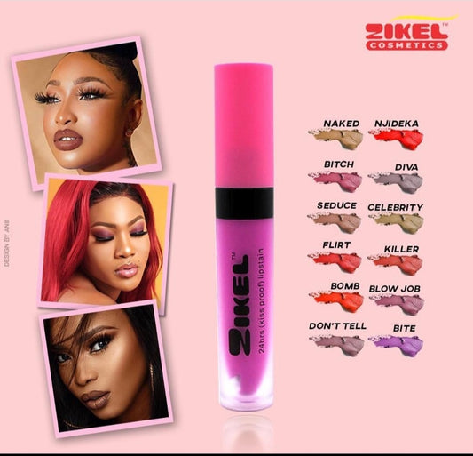 ZIKEL KISSPROOF Matte Lipstick~ Rossetto Opaco non trasferibile - SANDY'S MAKEUP AND ARTISTRY