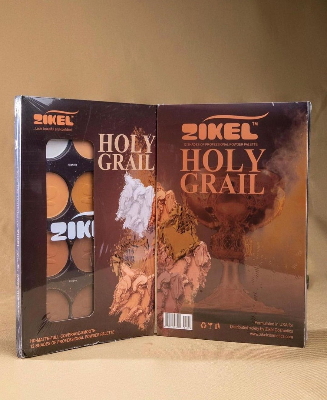 ZIKEL HOLY GRAIL POWDER PALLETE~Pallete di polvere pressata/contorno - SANDY'S MAKEUP AND ARTISTRY 