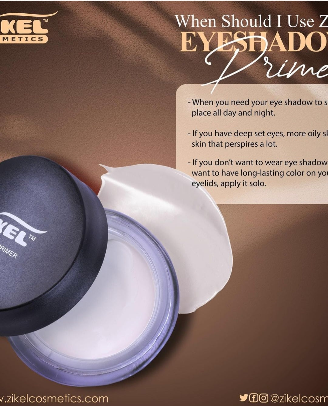 ZIKEL/FLAWLESS IVY EYESHADOW PRIMERS~Primer per ombretti - SANDY'S MAKEUP AND ARTISTRY 