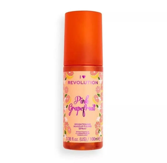 I Heart Revolution Skin Brightening Makeup Setting Spray Grapefruit 100ml - SANDY'S MAKEUP AND ARTISTRY