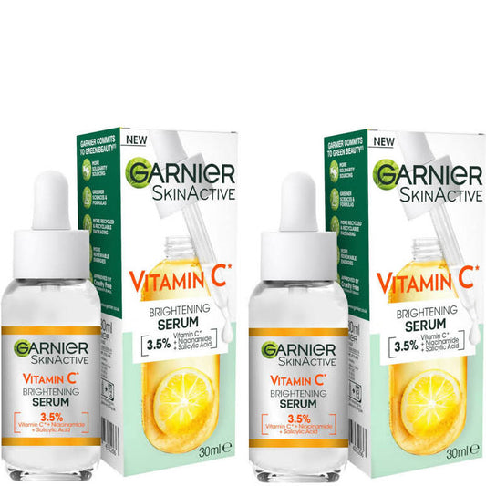 Garnier 3.5% Vitamin C, Niacinamide, Salicylic Acid, Brightening and Anti Dark Spot Serum/Serum Cream 30ml - SANDY'S MAKEUP AND ARTISTRY 