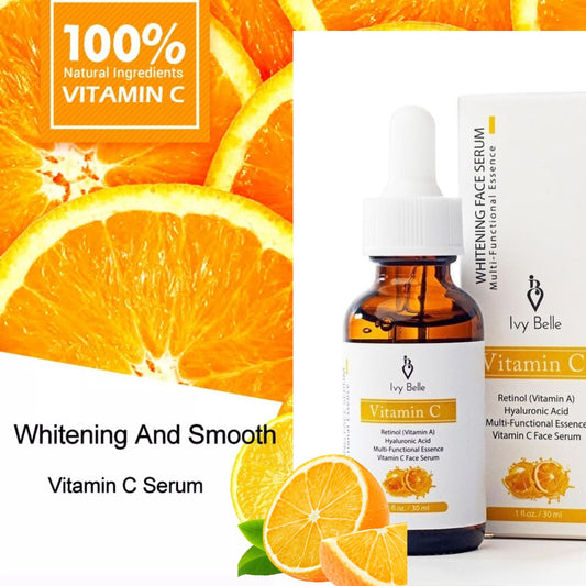 Siero antietà alla vitamina C Siero sbiancante per il viso con acido ialuronico e olio di retinolo Siero per la cura della pelle 30 ml - SANDY'S MAKEUP AND ARTISTRY